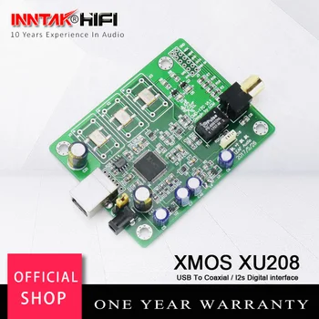 

2017New XMOS XU208 USB To Coaxial DAC Digital Interface / I2S Support DSD DOP / Support Upgrade to 0.1PPM TCXO