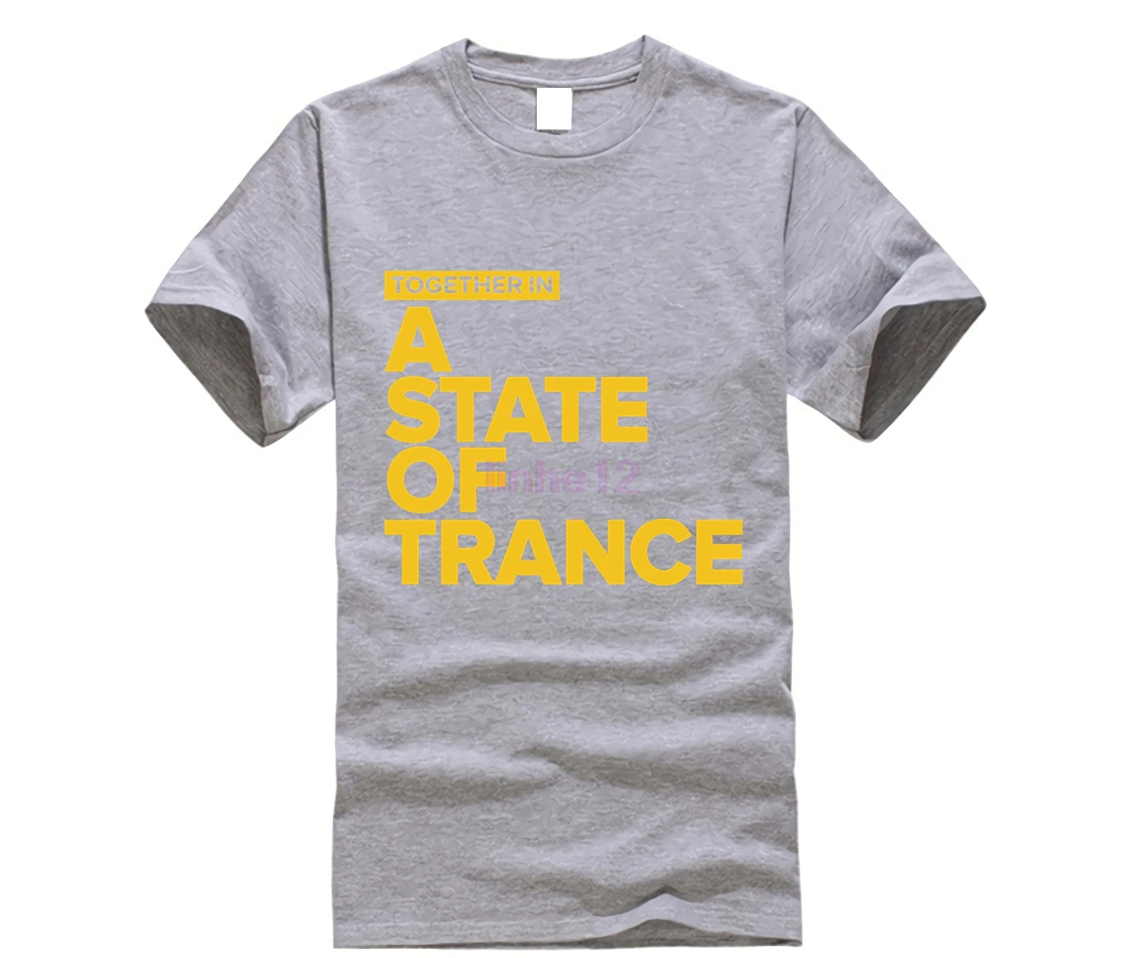 Мужская хлопковая футболка с коротким рукавом и принтом вместе в состоянии