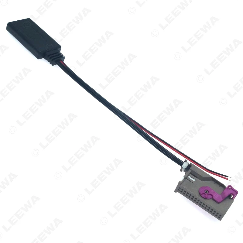 LEEWA 10 шт. автомобильный аудио DVD НАВИГАЦИЯ Bluetooth модуль вход RNS-E навигация 32Pin AUX адаптер для Audi A3/A4/A6/TT/R8/A8