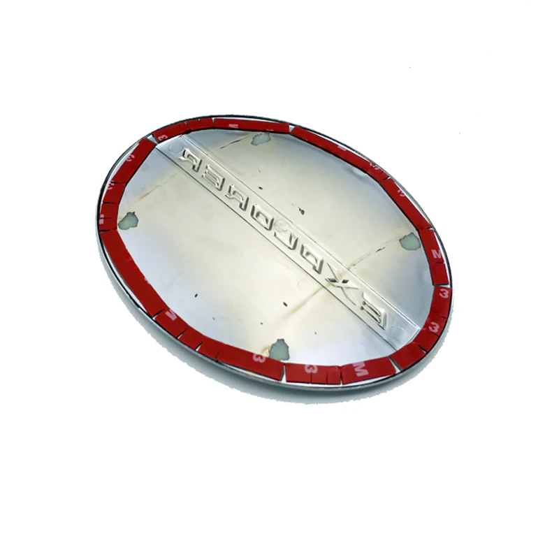 Car Styling Stickers ABS Chrome Fuel Tank Cover Oil Gas Cap Trim For NEW Ford Explorer