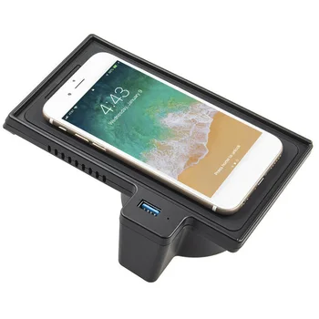 

1 Piece 10W Car Phone QI Fast Wireless Charging Pad Module For BMW X5 F15 X6 F16 2014-2018 Car Accessories