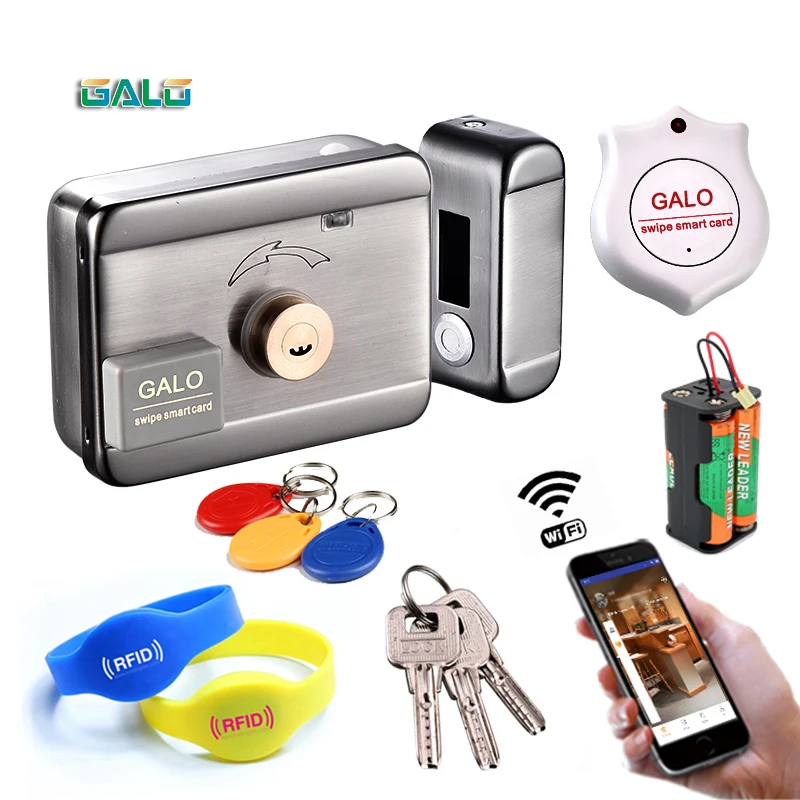 Electronically Controlled Unit Door Lock Induction Card Brushing and Magnetic for Household Rental House | Безопасность и защита