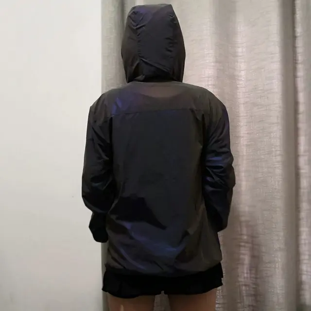 Hooded Holographic Reflective Jacket 14