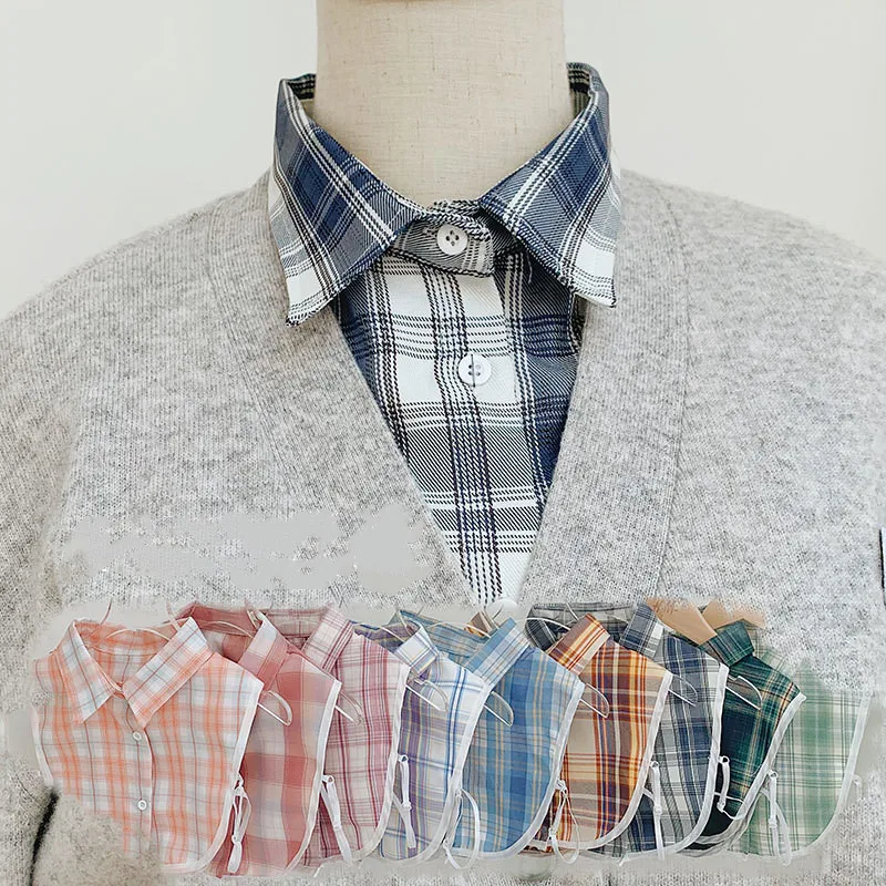 Модный женский клетчатый воротник SWINATE