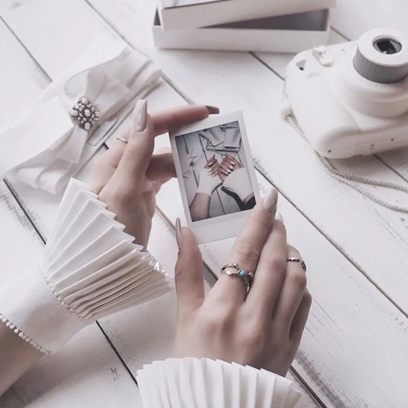 CHICEVER плиссированные оборки женские перчатки с бисером Белые повседневные высококачественные запонки для женщин осень зима мода Новинка