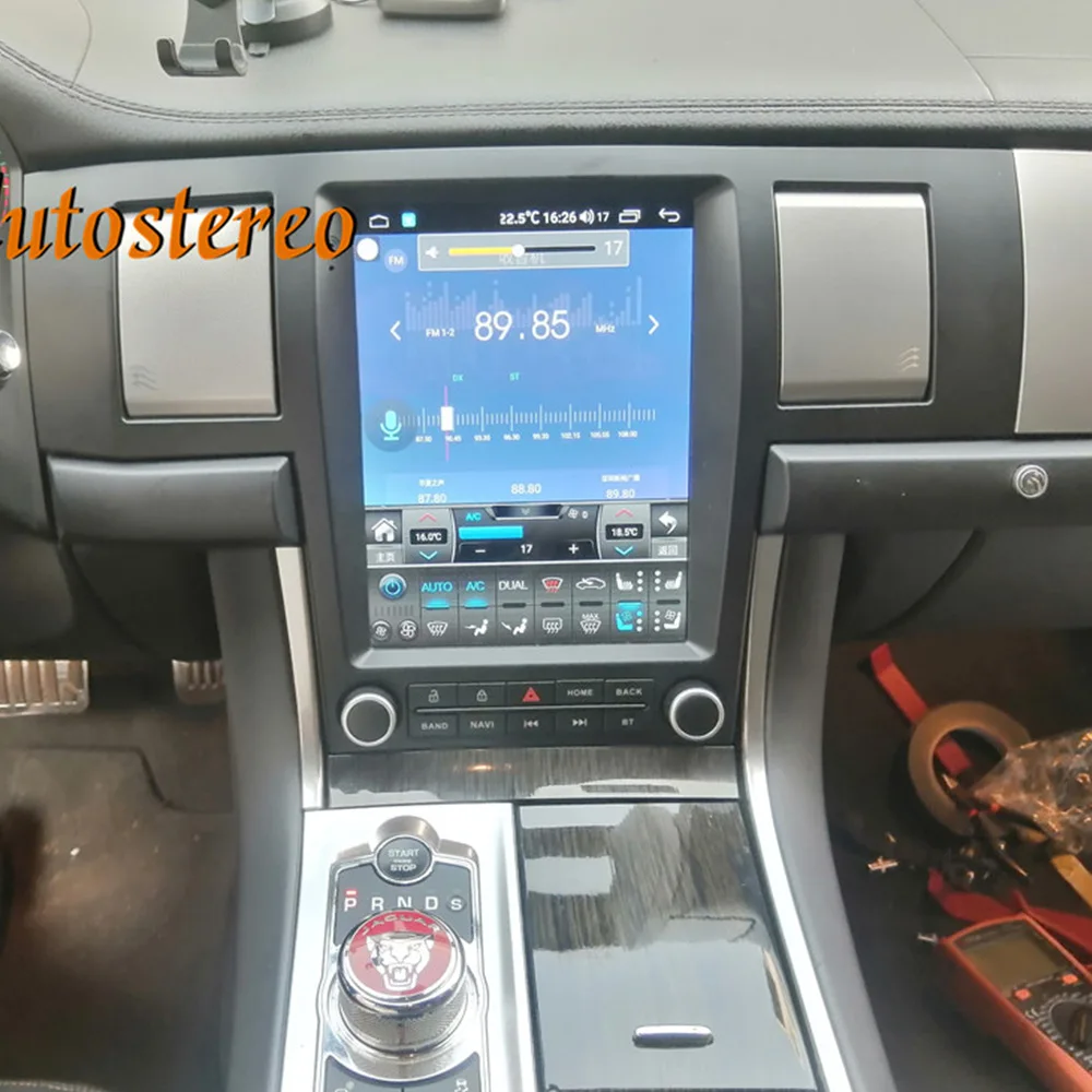 For Jaguar XF XFL 2004-2015 Wireless Carplay Car GPS Navigation Auto Headunit Multimedia Player Radio Tape Recorder Stereo Tesla