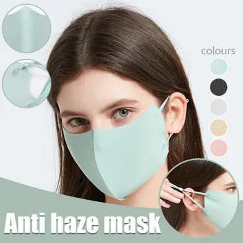 

Unisex Black Face Cover Reusable Windbreak Seamless Outdoor Riding Quick-drying Dustproof Keep Face Covers Washable M/as/ka