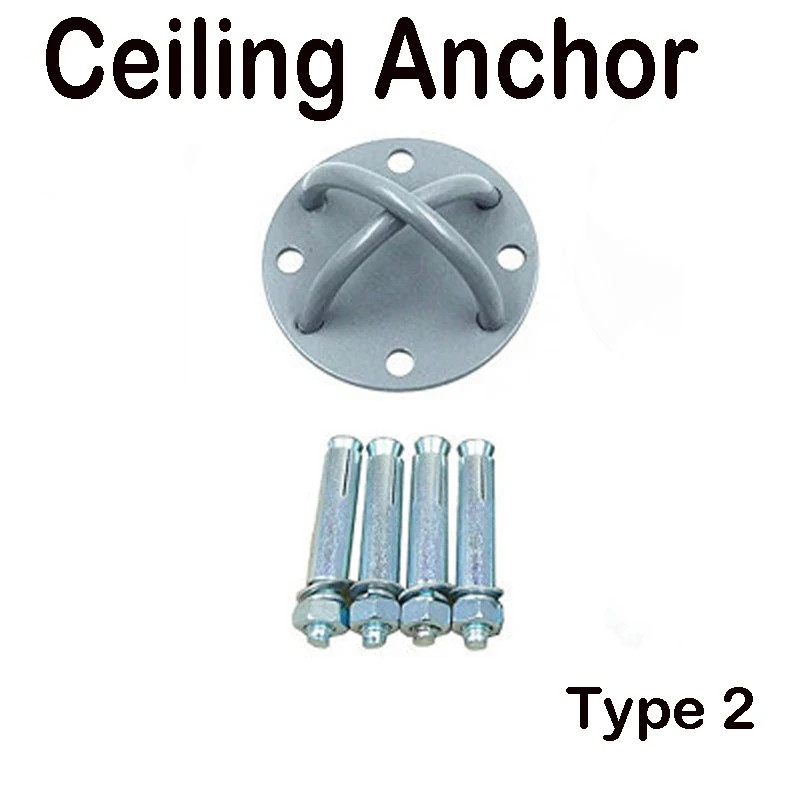 Ceiling Anchor 4hook Эспандеры для фитнеса, подвесной пояс для тренировок, гимнастики, тренировки, подвеска для упражнений, тянущиеся эластичные ремни - Цвет: Ceiling Anchor 4hook