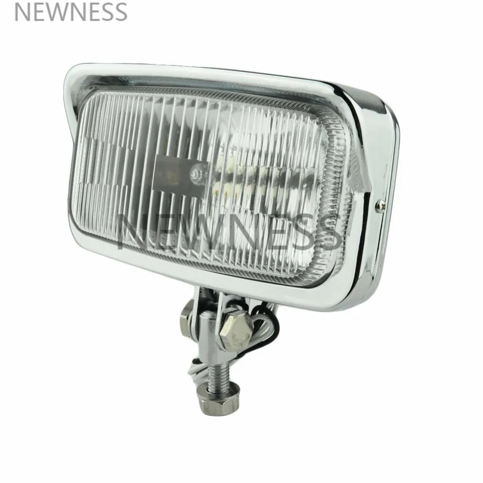 Faro Moto Vintage Nero/Trasparente 12V 35W - Alloggiamento Metallico Per Cafe Racer, Bobber, Cruiser, CB, GN 125 - 6