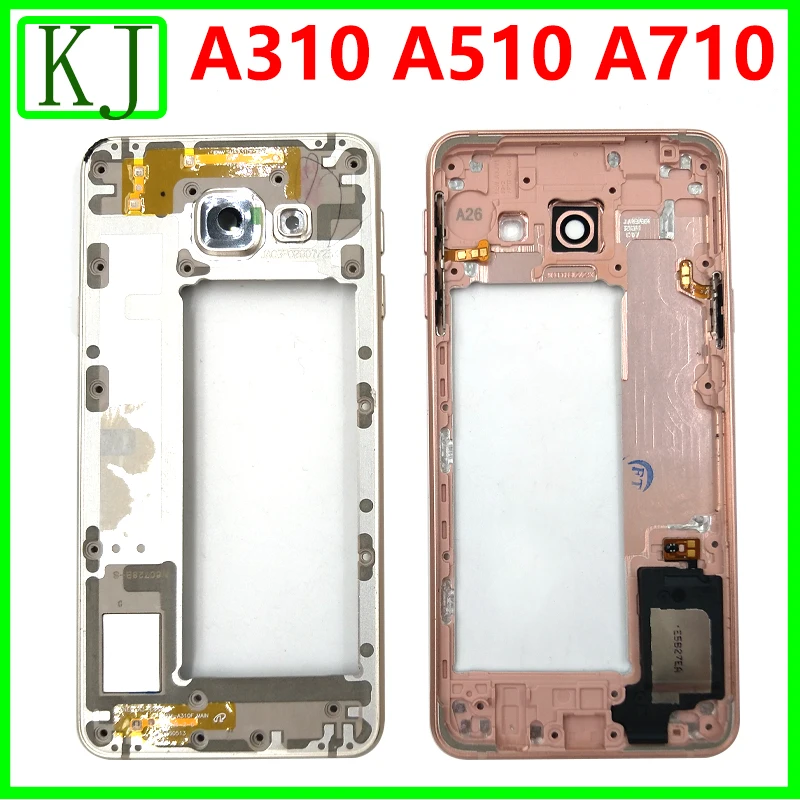 Для samsung Galaxy A3 A5 A7 A310 A510 A710 средняя передняя рамка корпуса