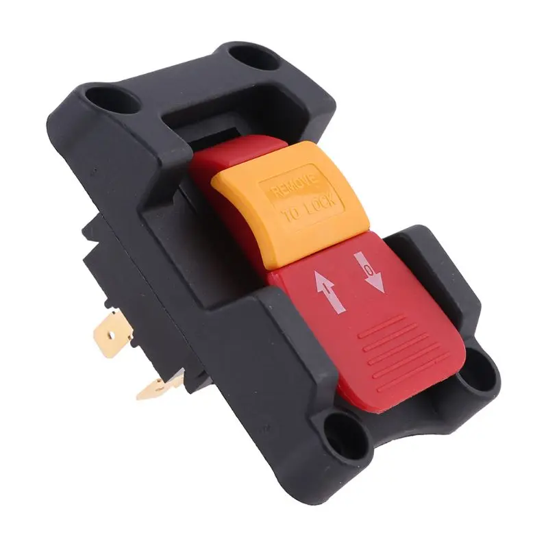 Переключатель блокировки безопасности двойной бросок функция 127V 18/15A для настольной пилы 18DEC31