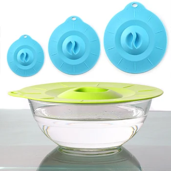 

3pcs Microwave Bowl Cover Reusable Silicon Lids Cap Universal Silicone Lids For Cookware Bowl Kitchen Accessories dropshipping