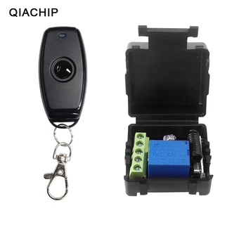

RF Transmitter 433Mhz SMART Remote Controls QIACHIP Universal Wireless Remote Control Switch DC 12V 1CH Relay Receiver Module