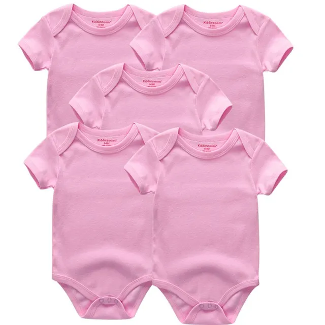 Топ, одежда для малышей, комбинезон для новорожденных, короткий рукав, крошечный хлопок, одежда для маленьких мальчиков и девочек Roupas de bebe комбинезон для новорожденных - Цвет: pink