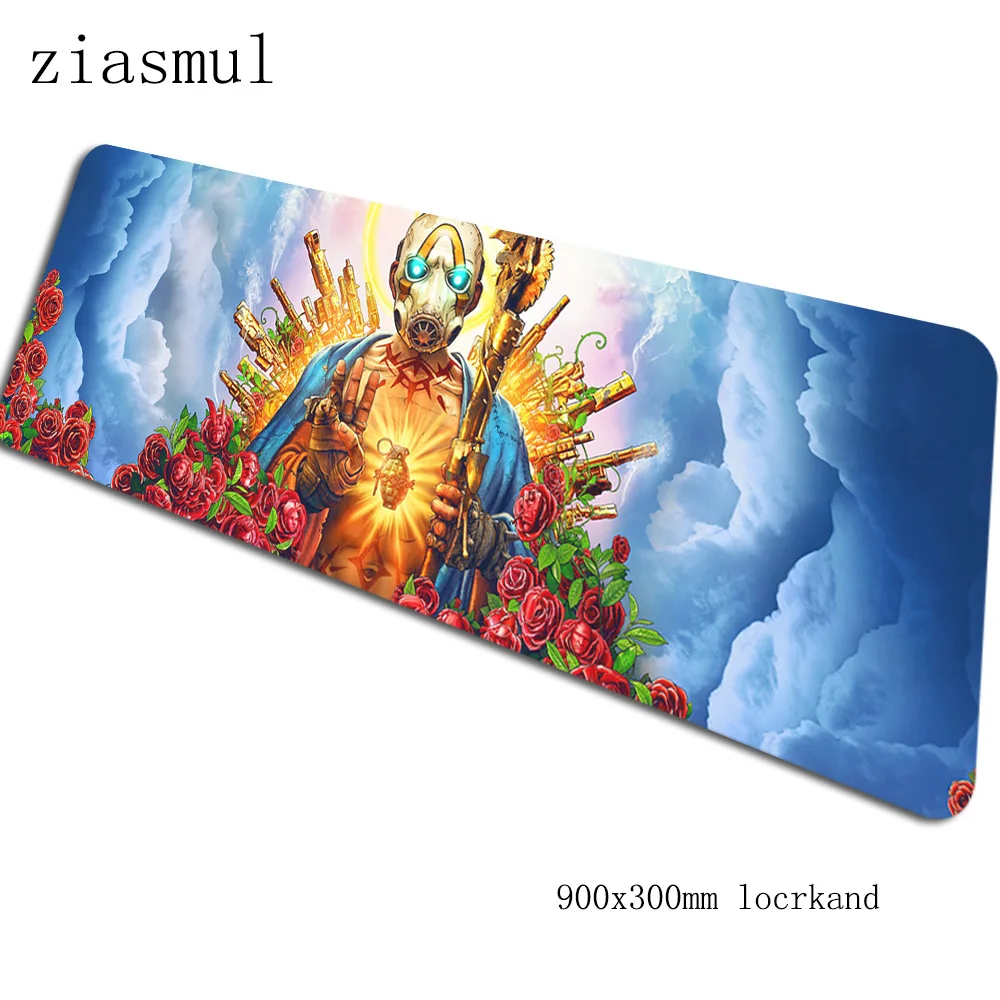 Borderland padmouse 900x300x3 мм игровой коврик для мыши горячая Распродажа коврик для мыши геймер компьютерный стол высококлассный коврик notbook mousemate pc - Цвет: Size 900x300x3mm