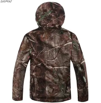 

Men Army Waterproof Hunting clothes Men's Military Jackets Camouflage Outwear Fleece Coats Outdoor Tactical Softshell Jacket