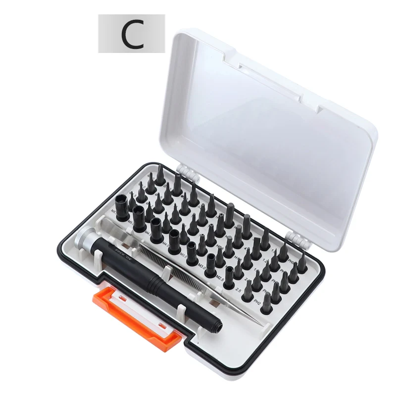 47pcs 18 шт/31 шт/47 шт. Прецизионная отвертка набор Screwdriver мини-отвертка для телефонов/компьютера/электроники/ноутбуков - Цвет: 47pcs