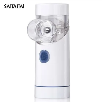 

STT Mini Handheld Portable Mesh Nebulizer Silent Ultrasonic Medical Steaming Inhaler Adult Kids Rechargeable Respirator Humidifi