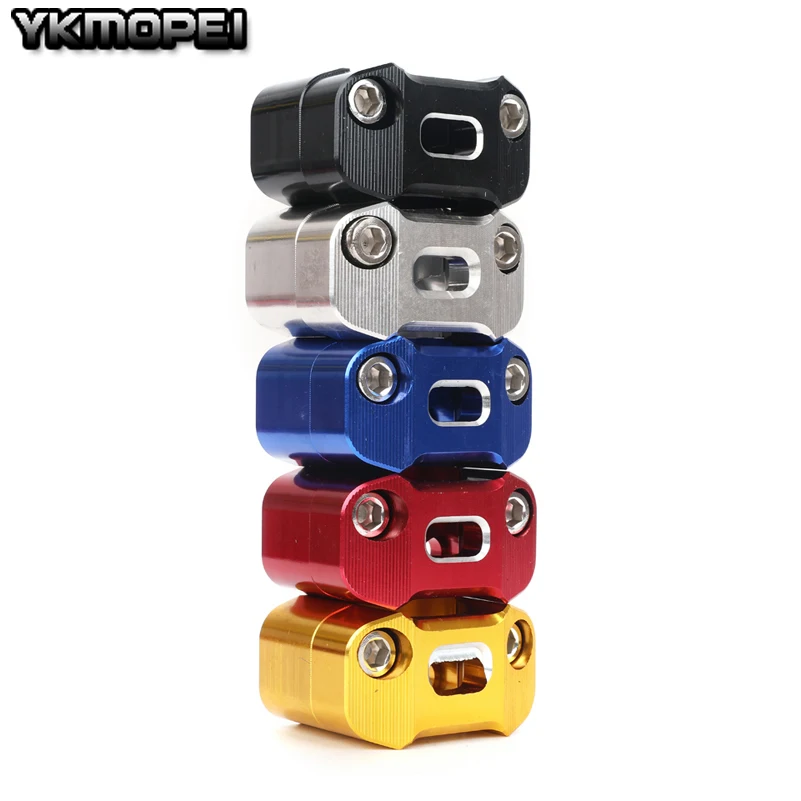 1 пара CNC алюминиевый руль для мотоцикла Pit Dirt Bike Fat Bar адаптер крепление на руль Riser Clamp 7/" до 1 1/8 22 мм до 28 мм