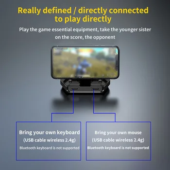 

Gamepad Keyboard Mouse Converter Mobile Bluetooth 5.0 Adapter Dock Gamepad New Game Converter For IOS iPad to PC