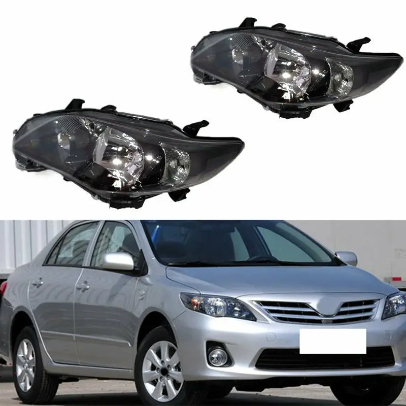 

For Toyota Corolla 2011 2012 2013 Headlight Assembly Beam Signal Lamp Without Bulbs