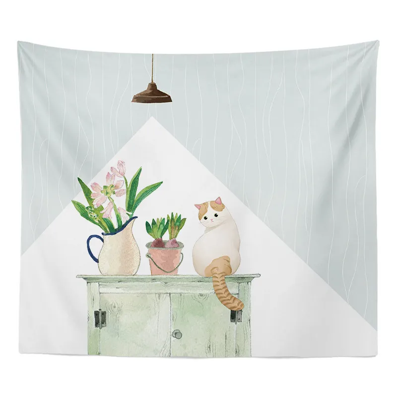 1 Piece Renovation of Bunin hanging cloth dormitory, arrangement of bed decoration wall cloth Tapestry
