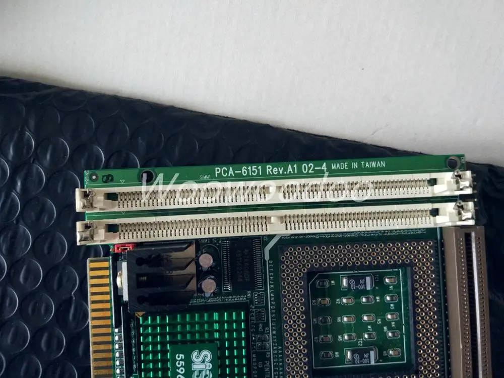 PCA-6151 REV. A1 Advantech ISA 586 половинная Промышленная материнская плата