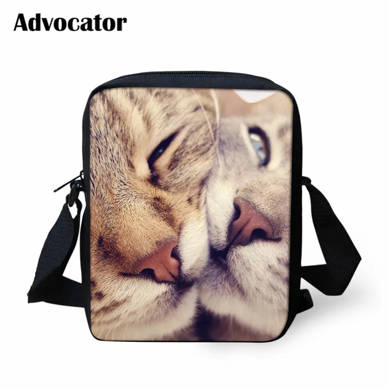 ADVOCATOR BAG Милые сумки-мессенджеры с 3D изображением кота для девочек, сумки через плечо для подростков, дизайнерские сумки для женщин, ручная сумка, Детская плечевая сумка Mochila - Цвет: ADVOCATOR BAG
