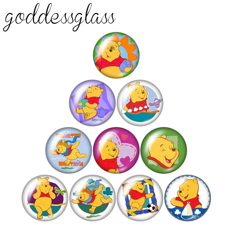 Disney колье с милой мишкой Винни для м/ф Винни-Пуха и рисунком из мультфильма