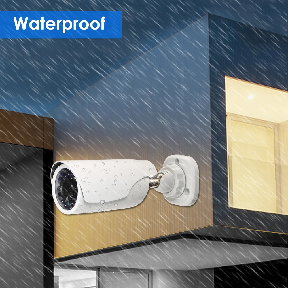 AHD Bullet камера безопасности комплект 4*1080P AHD Водонепроницаемая ИК CCTV камера+ 4*60 футов кабель наблюдения для домашней безопасности
