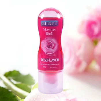 Rose Aroma Stimulating Intimate Lubricant for Sex Lube Massage Oil 2 In 1 Anal Gel