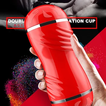 Silicone Sex Toys For Men Couples Masturbator Cup Artificial Male Adult Erotic Vagina Pussy Exercise Devices Vibrator Products 3