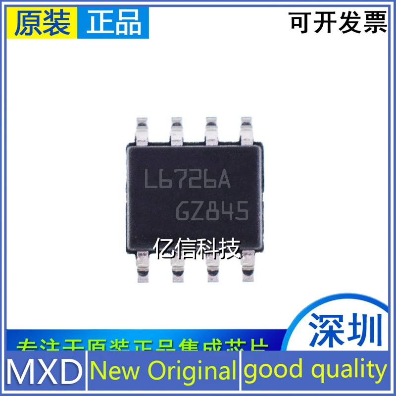 

5Pcs/Lot New Original ST Import L6726ATR L6726A Patch SOP8 Switching Regulator IC Good Quality