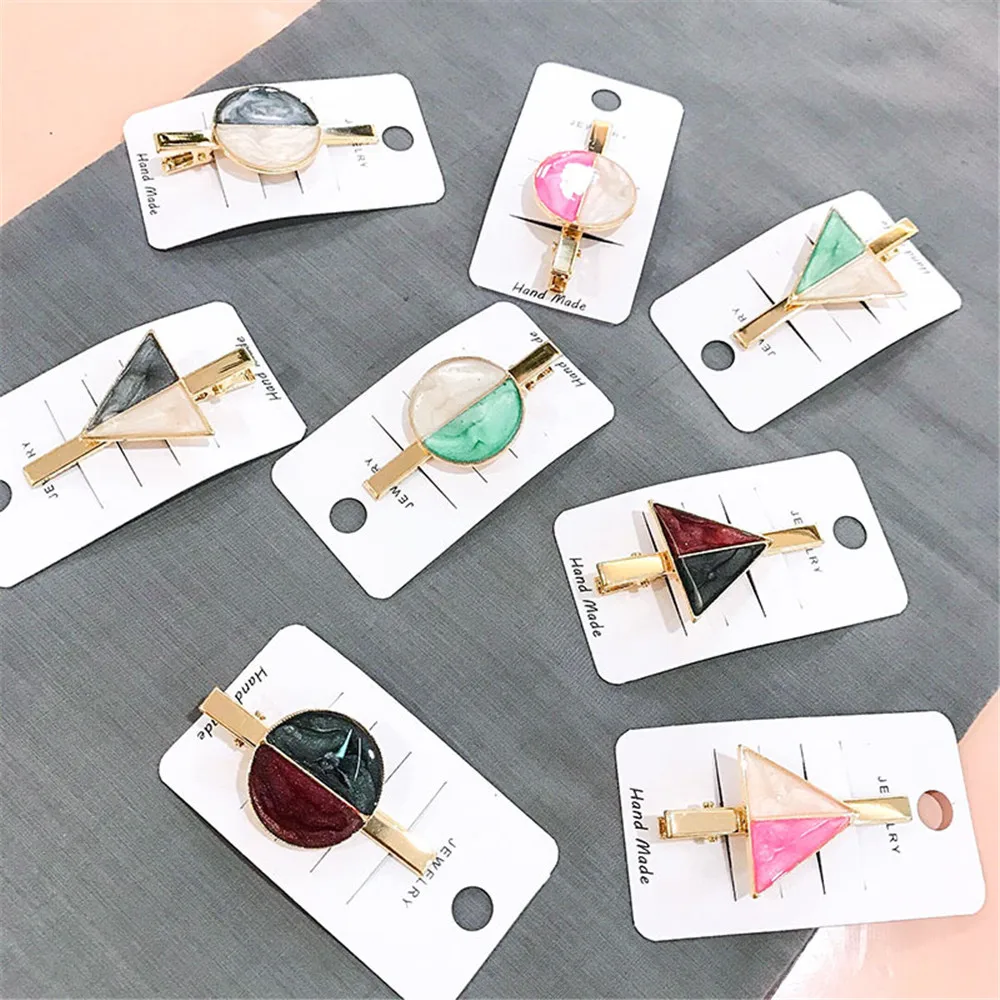 

Korean Version Of The New Minimalist Geometric Elements Hairpin Small Fresh Versatile Headdress Hair Clip