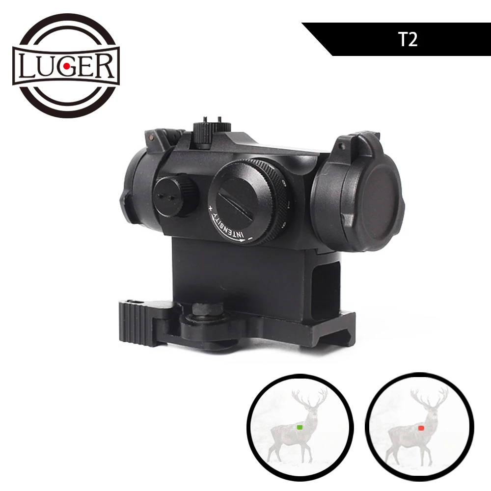 

LUGER Tactical Red Dot Sight Scope Reflex Illuminated Sniper Red Green Dot Sight With Quick Release Rifle Hunting Scope