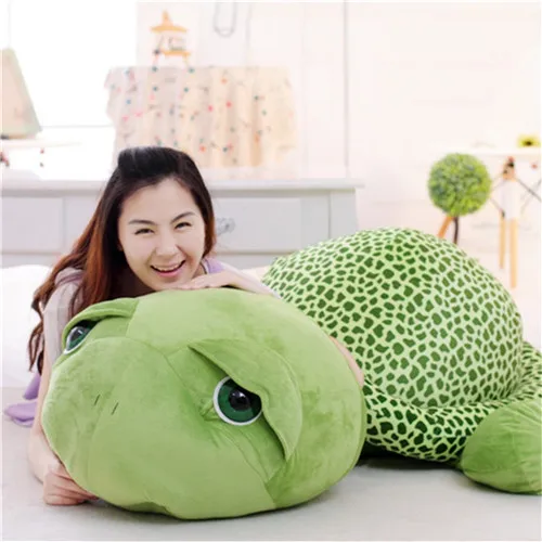 Fancytrader 59'' Lovely Giant Stuffed Tortoise Soft Big Animal Turtle Toy Birthday Gift for Kids Lover JUMBO Plush Toy 150cm  (2)