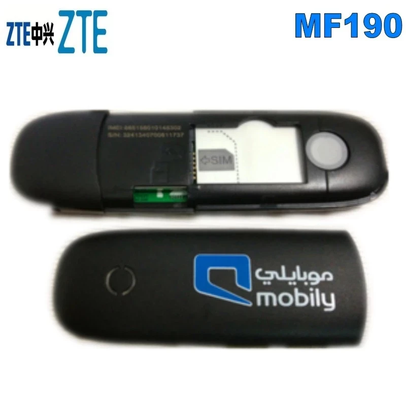 ZTE разблокированный MF190 3G GSM 21 Мбит/с USB Мобильный широкополосный модем |