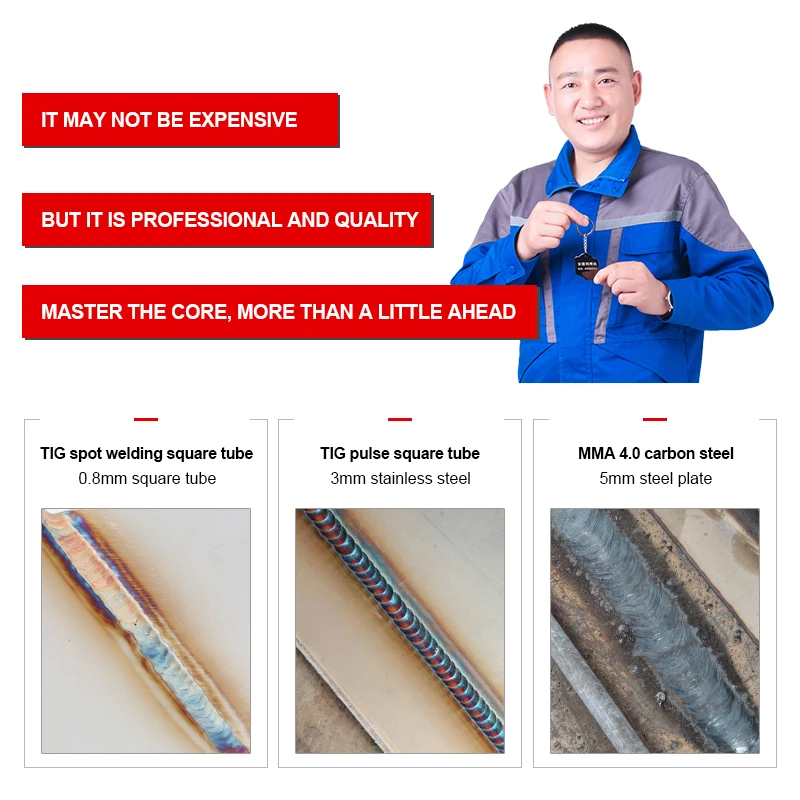 ANDELI умный портативный однофазный инвертор постоянного тока Импульсная Tig сварка точечная Сварка Tig сварочный аппарат Интеллектуальный Tig сварочный аппарат