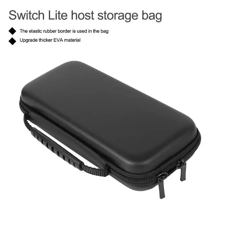 EVA сумка для переноски, портативный жесткий чехол, чехол для shand Switch Lite, мини консоль, двойной слой на молнии, очень большое пространство