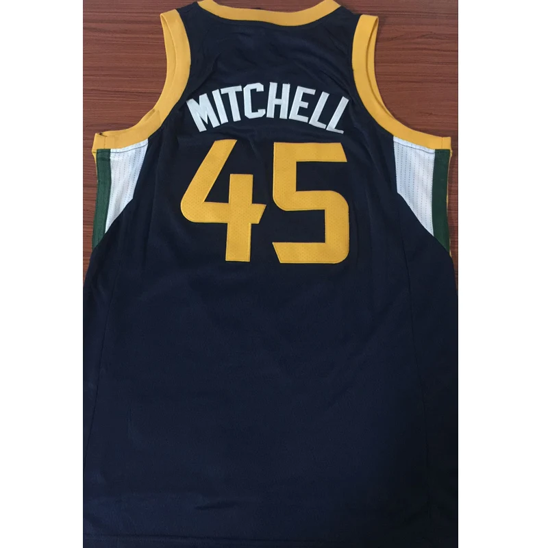 Для мужчин Баскетбол Майки Донован Mitchell Рикки Рубио Энтони Дэвис драгич Дуэйн майка WADE для Распродажа - Цвет: 10