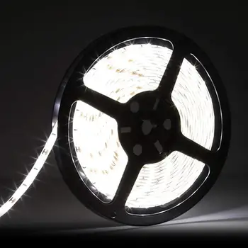 

5630 LED Strip, Daylight 300pcs SMD 5630LEDs 16.4Ft DC12V Waterproof IP65, 25Lm/LED, 2 Times Brightness Than SMD5050 jk648