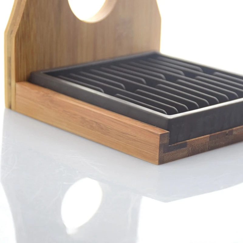Bamboo V60 Brewing Stand Barista Coffee Dripper Stand Holder Rack