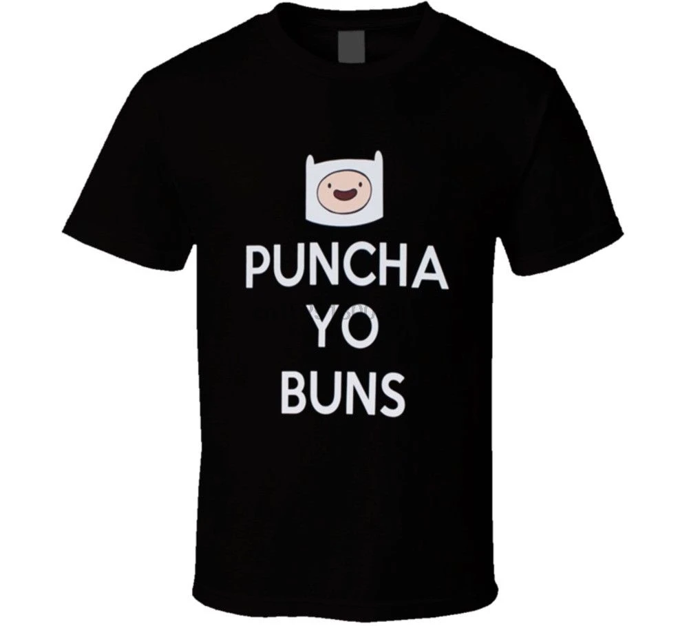 Футболка Puncha Yo Buns - Adventure Time мультяшная Мужская футболка унисекс новая модная