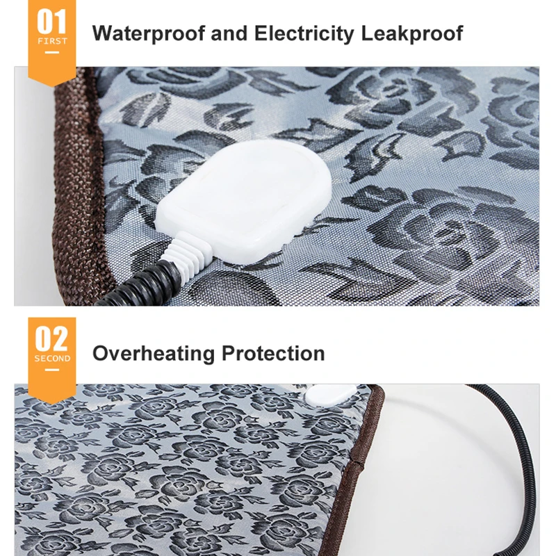 Benepaw Adjustable Heating Pad for Dog Cat Puppy Power-off Protection Pet Electric Warm Mat Bed Waterproof Bite-resistant Wire