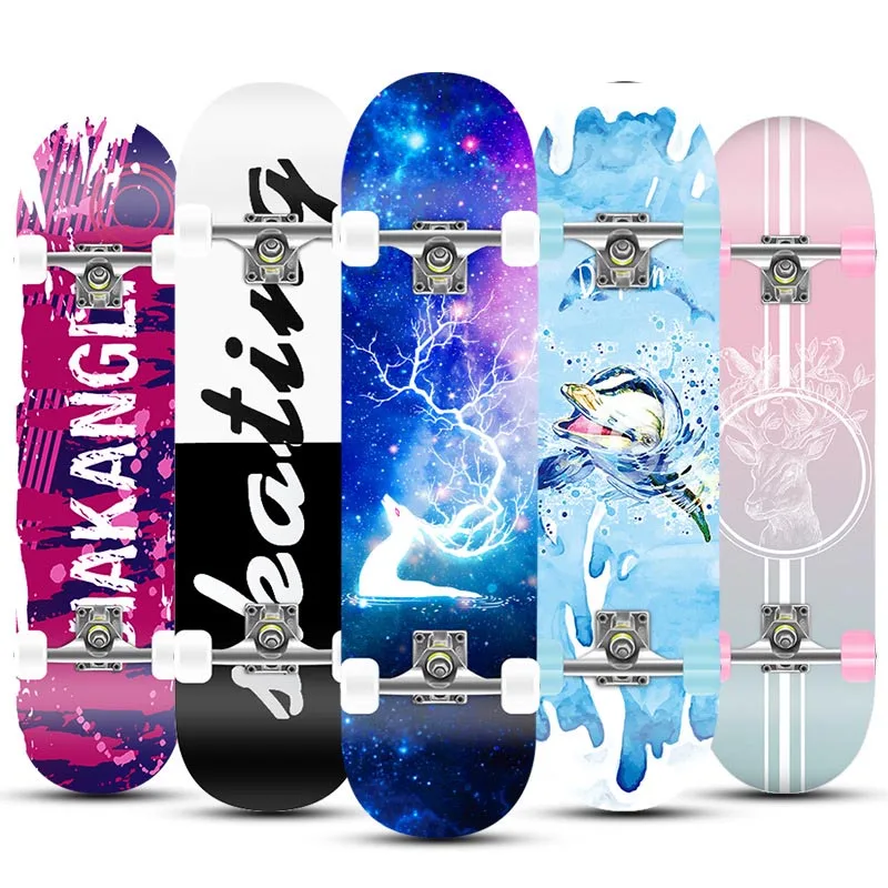 Skateboarders 80cm/31" Beginner Adult Kids Maple Complete Skate board