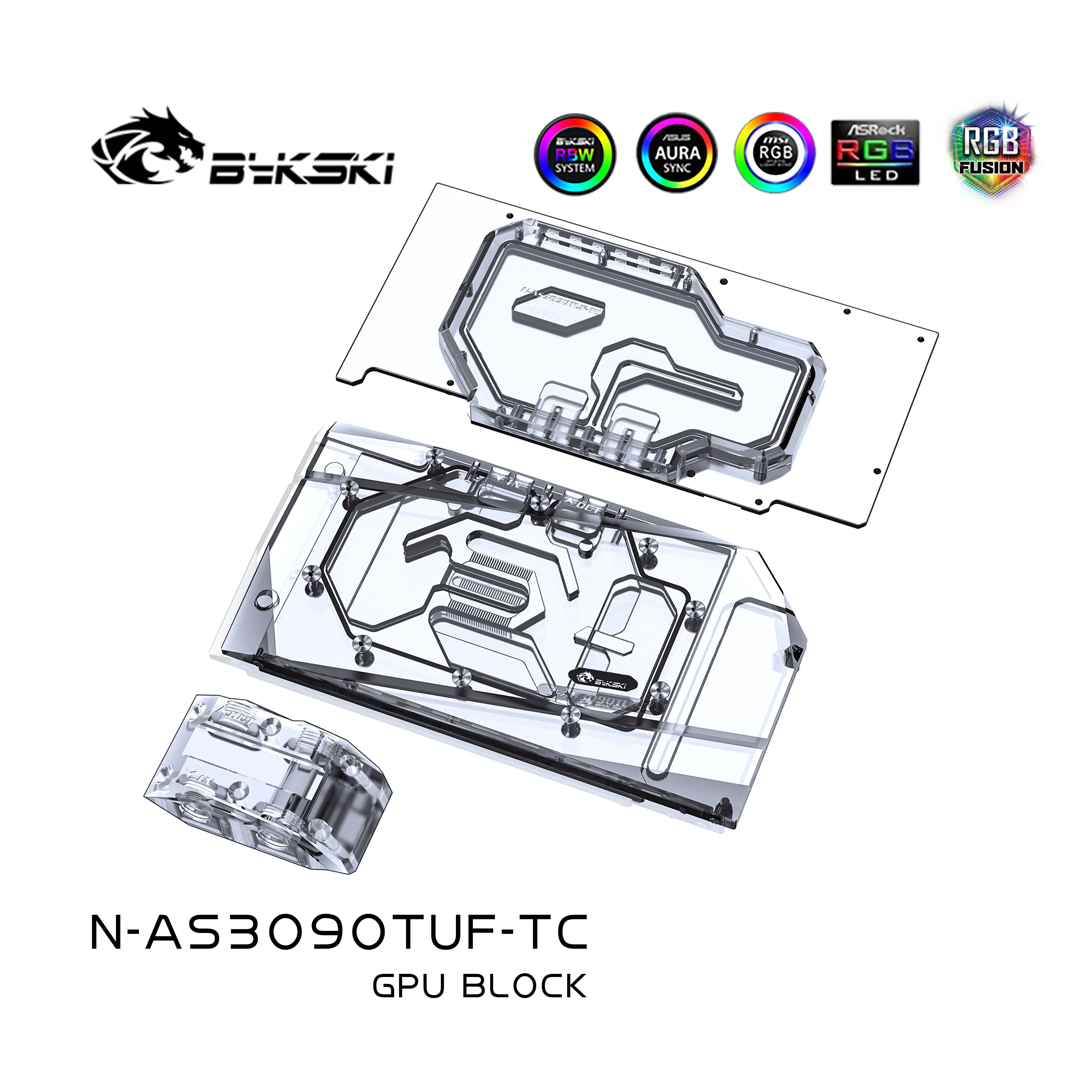 BYKSKI RTX3080 RTX3090 ウォーターブロック 本格水冷 Amazon.co.jp: Bykski 銅GPU水冷ブロックGPUウォーターブロック