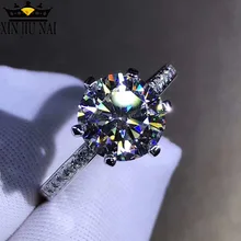 Женское кольцо с инкрустацией 6 зубцов дешевое ювелирное изделие