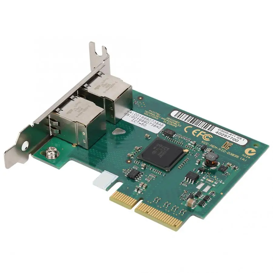 Двухпортовый гигабитный Ethernet контроллер I350-T2 PC-IE X1 сервер для ЦОД