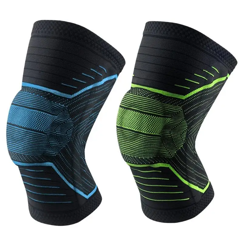 Knee Patella Protector Brace Nylon Knitted Elastic Compression Knee Pad