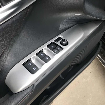 

For Toyota Camry 70 XV70 2018 2019 2020 Door Armrest Window Switch Frame Sticker Sequin Cover Car Styling Interior Accessories